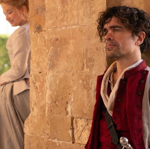 haley bennett and peter dinklage star in cyrano, a good housekeeping pick for best romantic movies