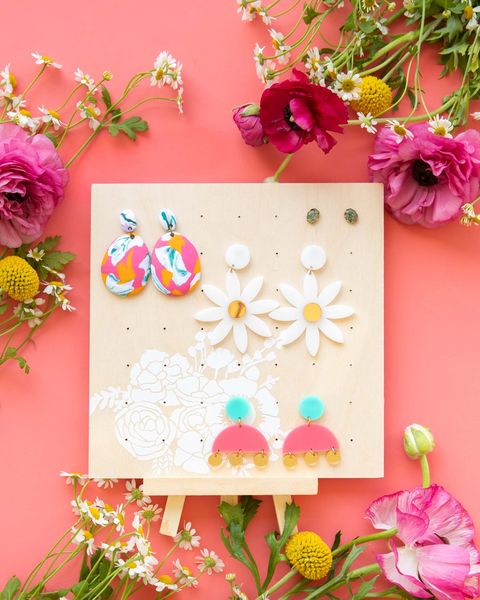 mothers day crafts diy earring organizer