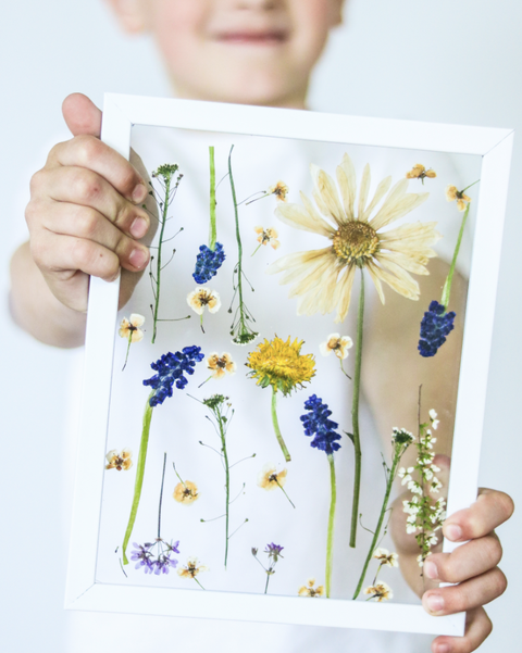 framed flowers mothers day crafts