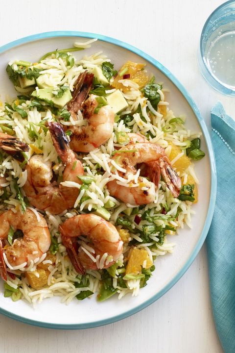 mothers day dinner ideas  zesty shrimp with chimichurri rice