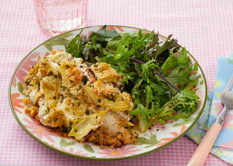 mothers day lunch artichoke chicken