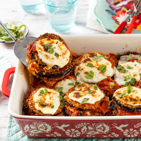 mothers day lunch eggplant parmesan