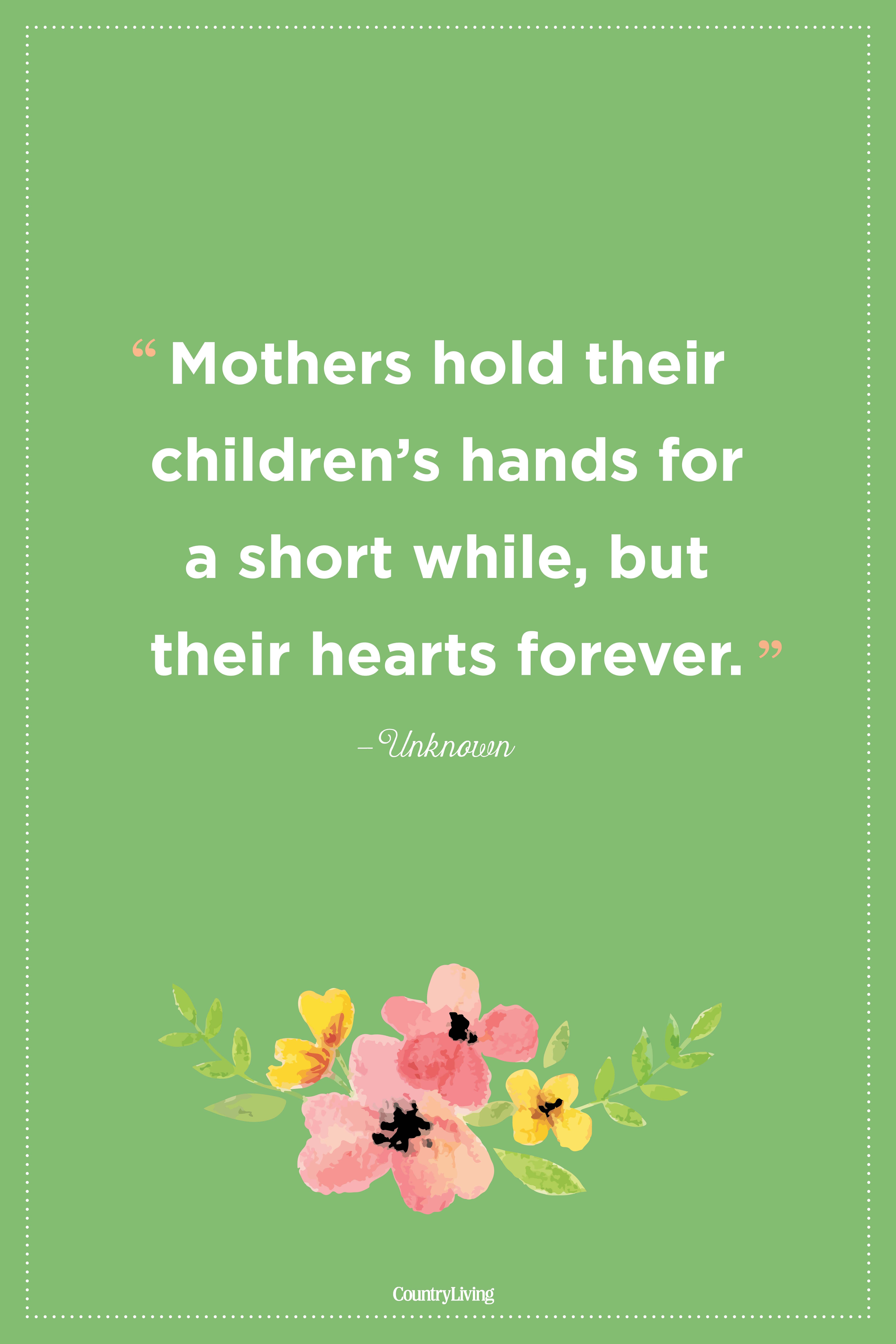 short mothers love quotes