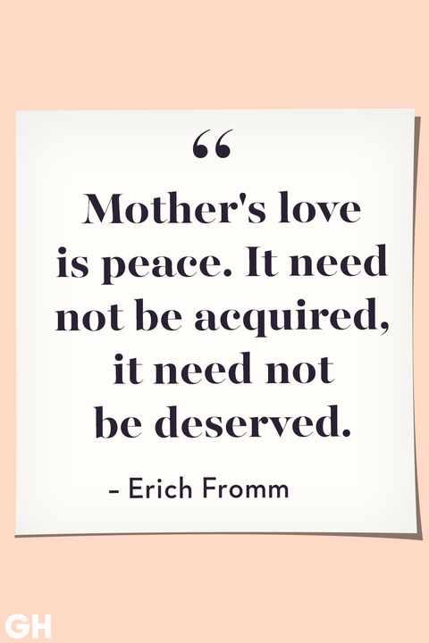 Mother's Day Quotes Erich Fromm