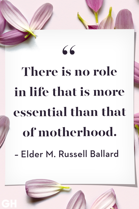 Mother's Day Quotes Elder M. Russell Ballard
