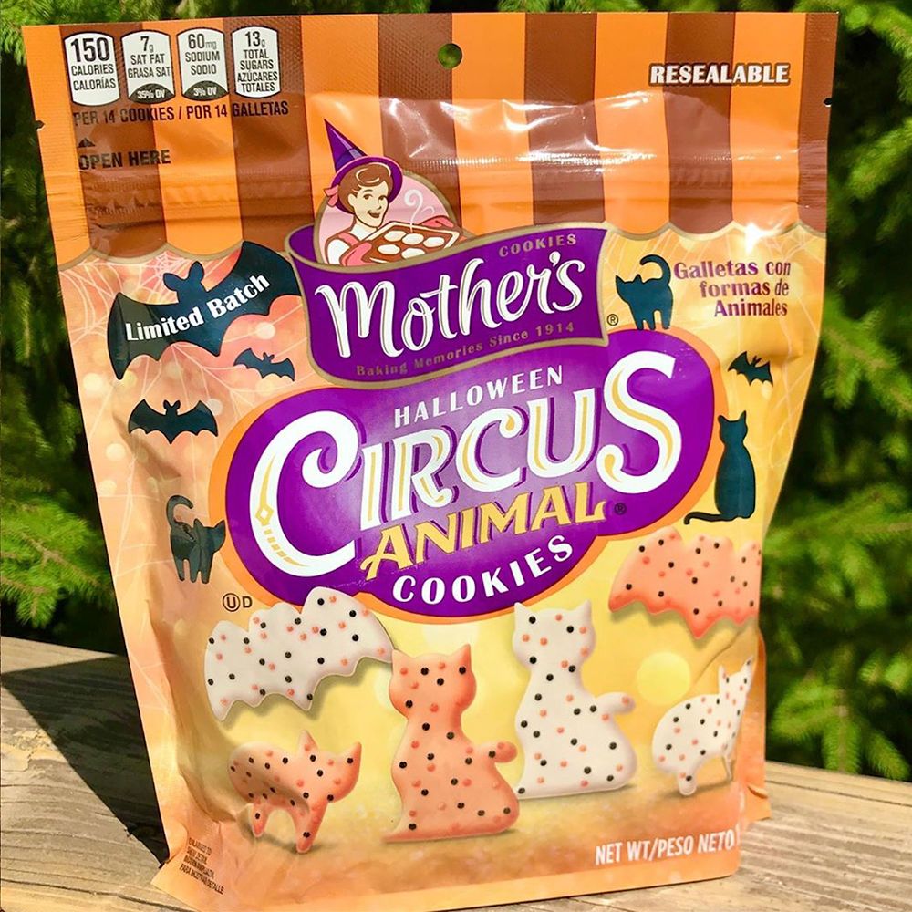 Mother's Circus Animal Cookies Now Come in a Halloween Variety, With Cat and  Bat Shapes