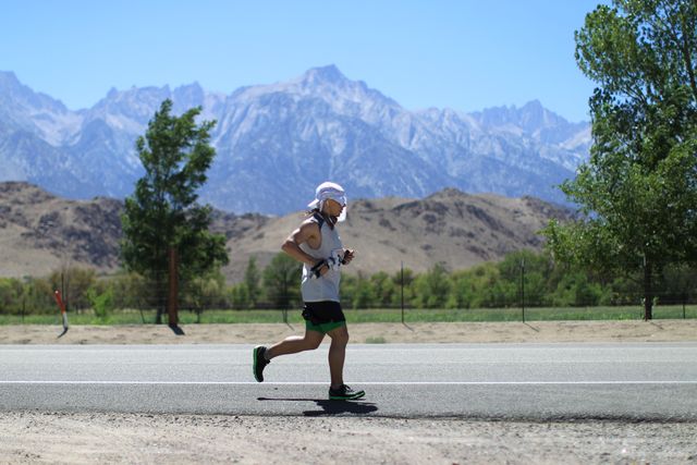 annual badwater ultra marathon held in death valley's extreme heat