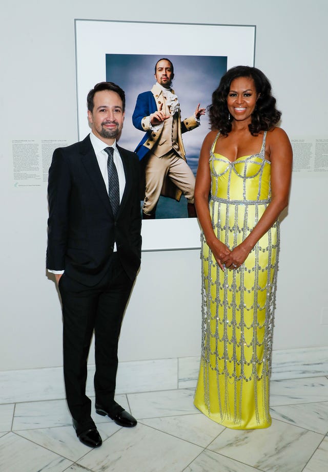 Michelle Obama Looked Incredible in a Yellow Corseted Schiaparelli Gown at the American Portrait Gala