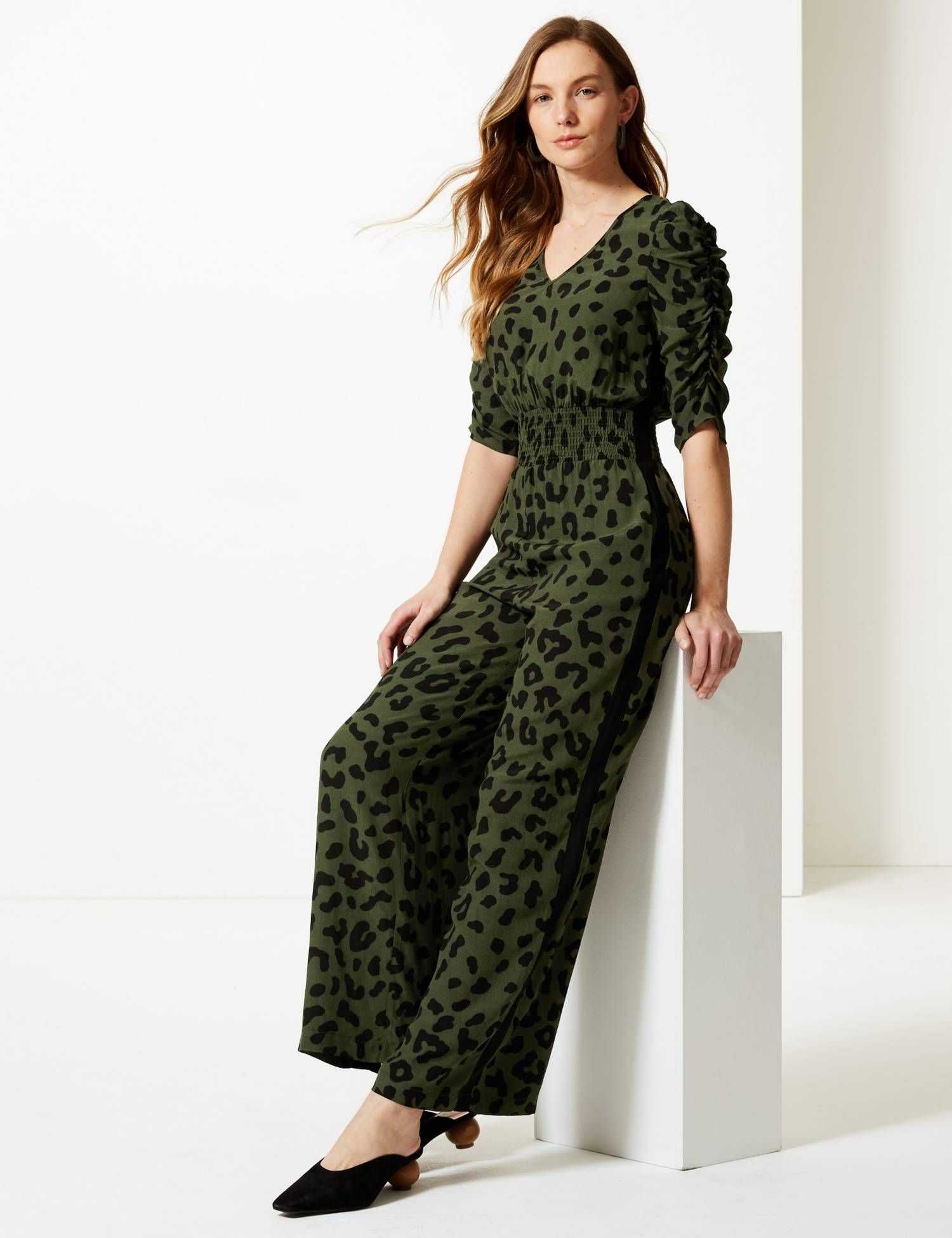 marks and spencer spotty jumpsuit