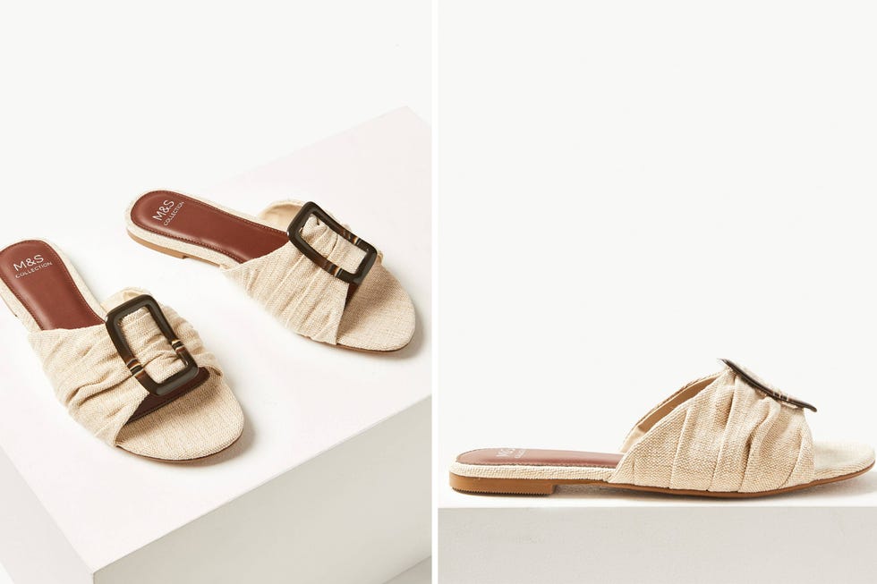 marks and spencer tan sandals