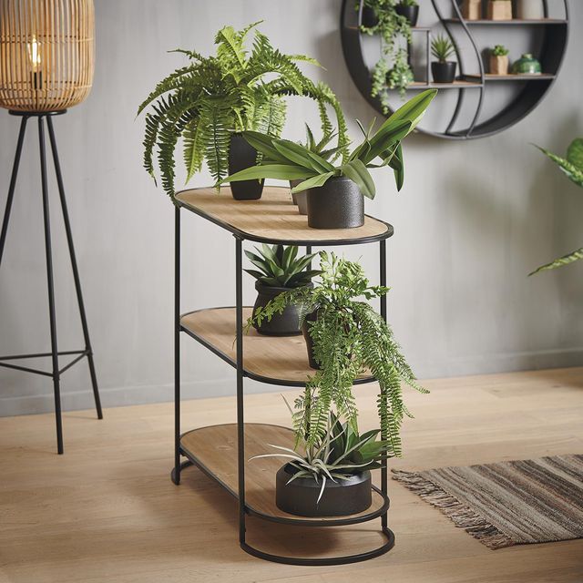 mueble con plantas