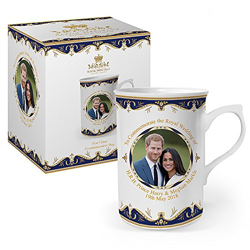 Royal Heritage Prince Harry and Meghan Markle Royal Wedding Commemorative Mug 