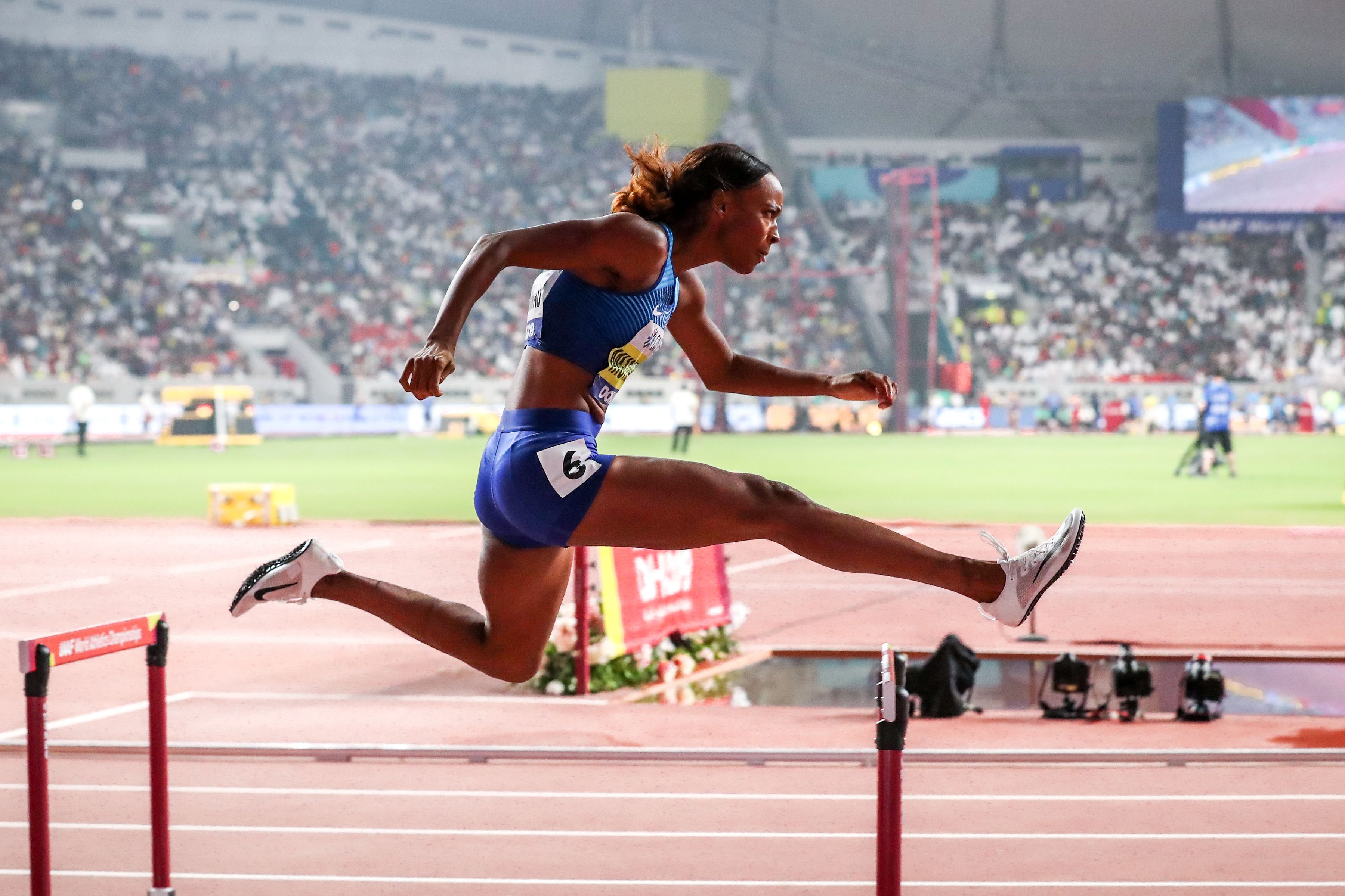 Dalilah Muhammad Wins Gold 400 Meter Hurdle Finals