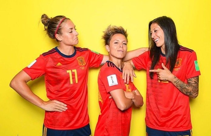 Jugadoras Mundial de fútbol femenino 2019 Selección española Femenina FIFA