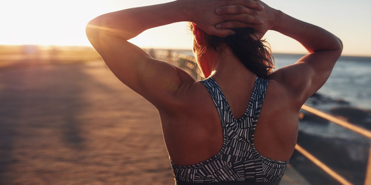 Yes, running might be causing those spots on your back.