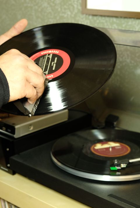 music with vinyls