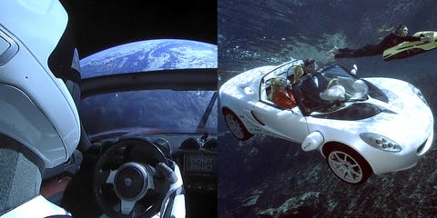 The Lotus Elise Is The Only Underwater Land And Space Car