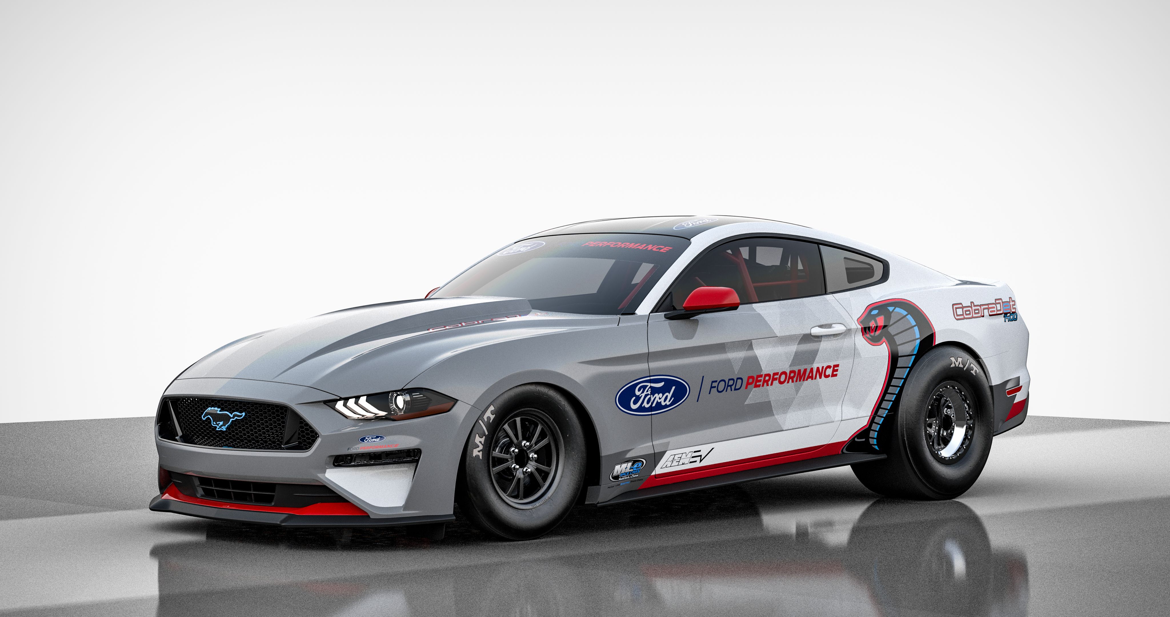 Ford Reveals Mustang Cobra Jet 1400 Electric Dragster