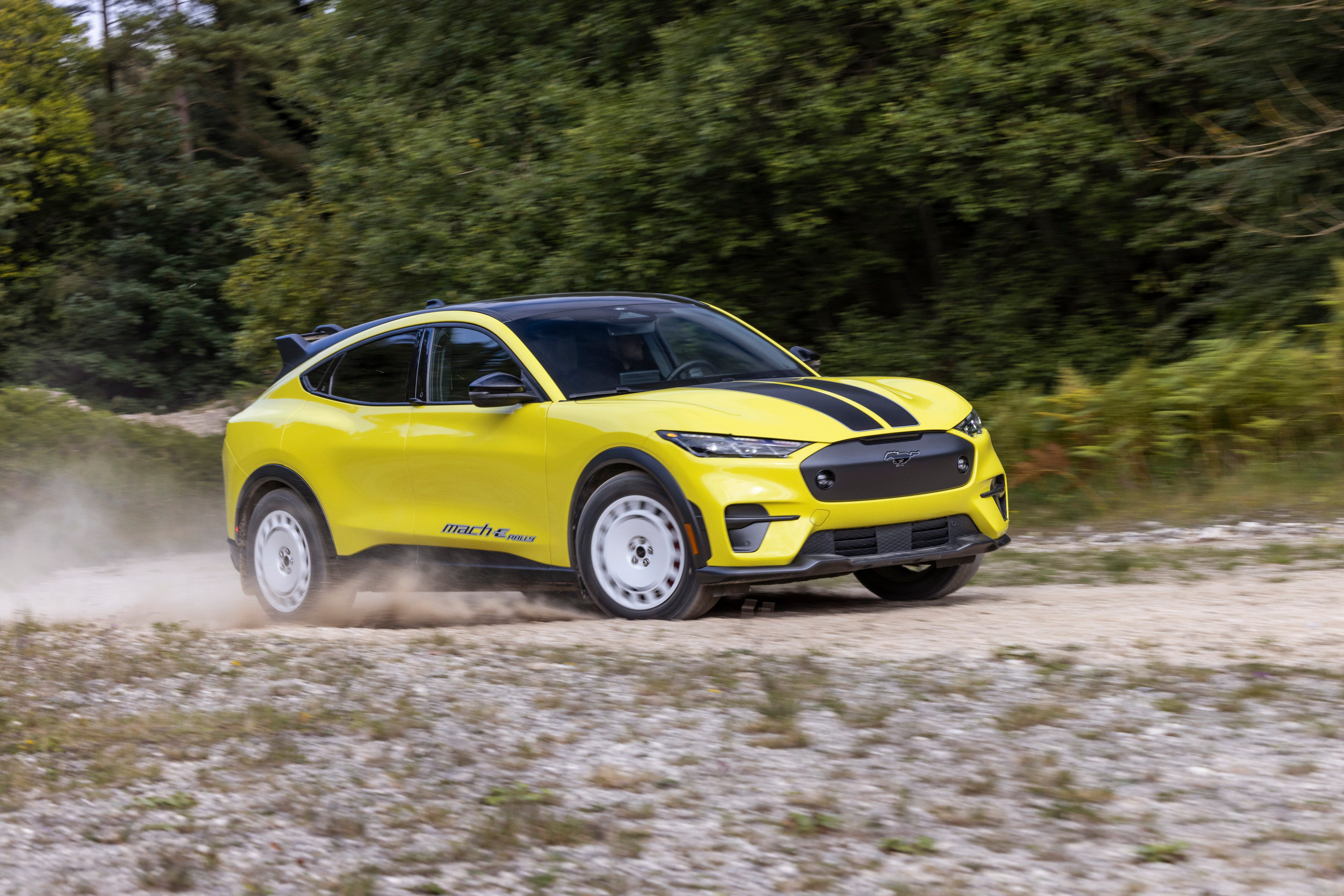 The Production Ford Mustang Mach-E Rally Gets a Lift, Extra Power