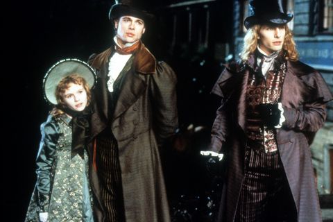 kirsten dunst, brad pitt and tom cruise in a scene from the film 'interview with the vampire the vampire chronicles', 1994 photo by warner brothersgetty images