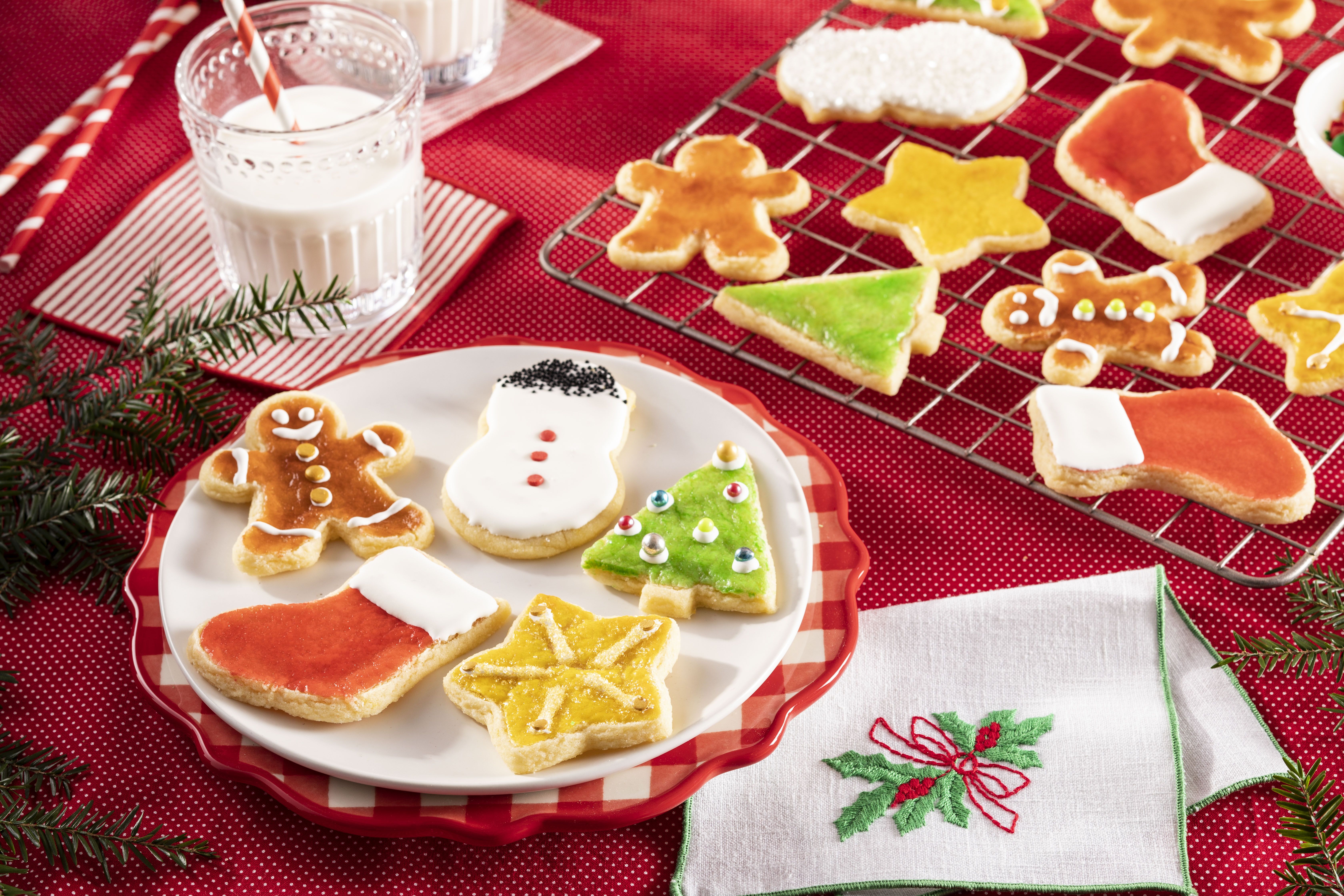 Santa Cookies Snowflakes Xmas Merry Christmas Holidays Funny Christmas Drinking Can Holder Slim Can Reusable Can Holder Ho Ho Ho