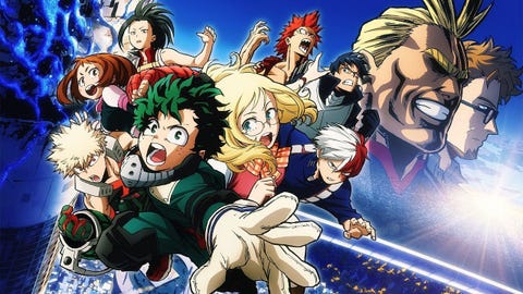 my hero academia two heroes