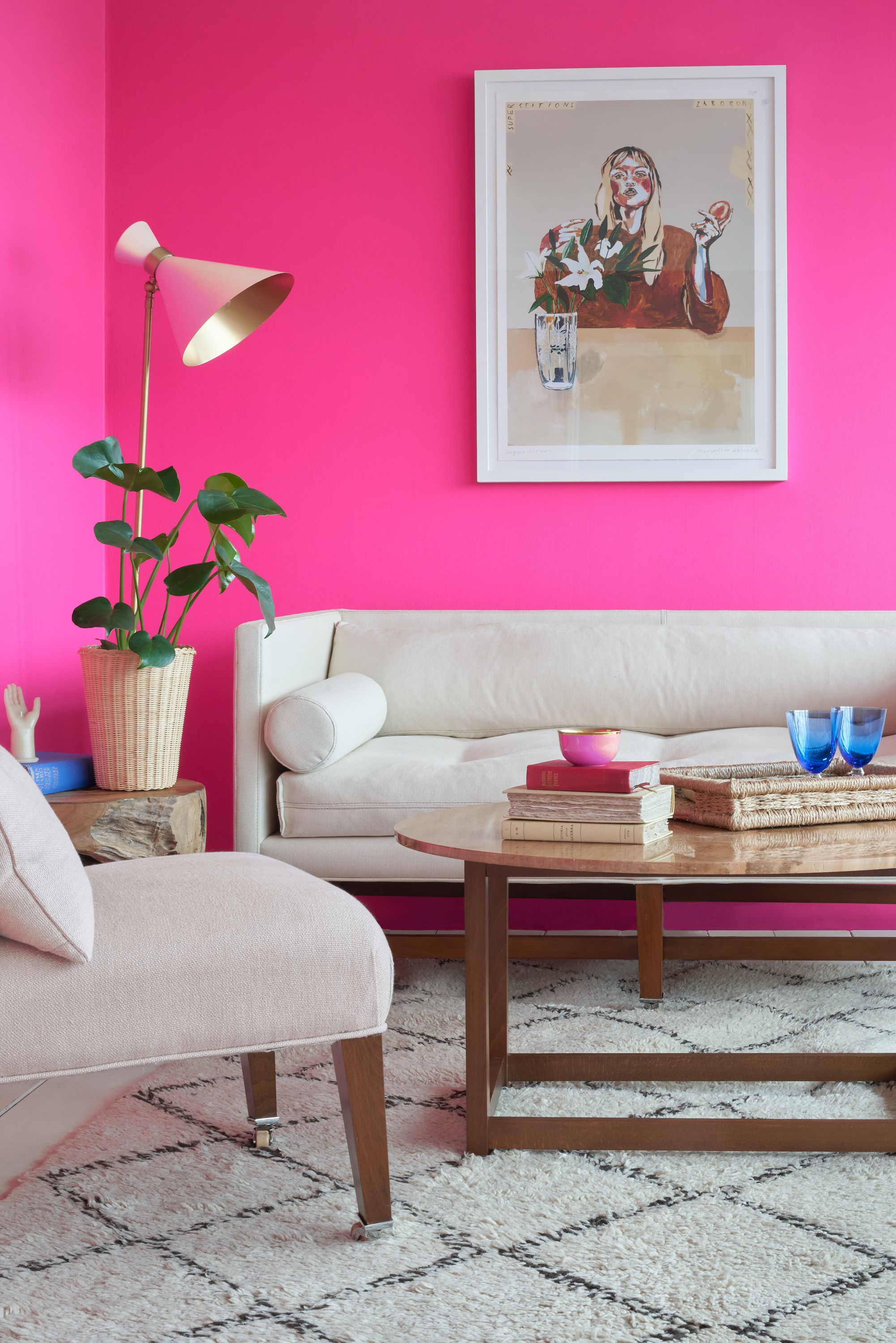 Barbiecore-inspired hot pink (FTT-006) is Mylands' Colour of the Year for 2023