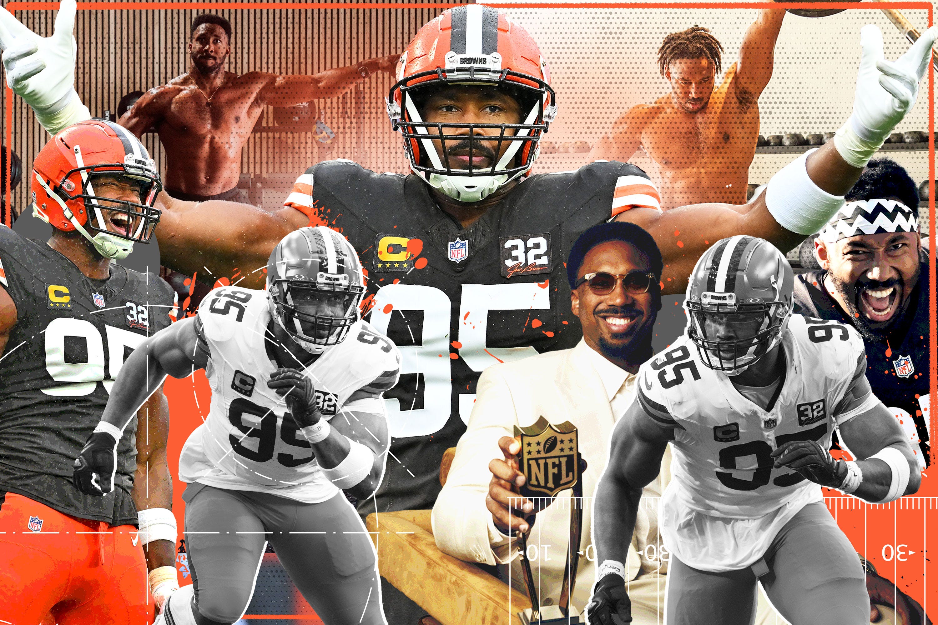 Ultra-Athletic NFL Star Myles Garrett's Offseason Performance Plan