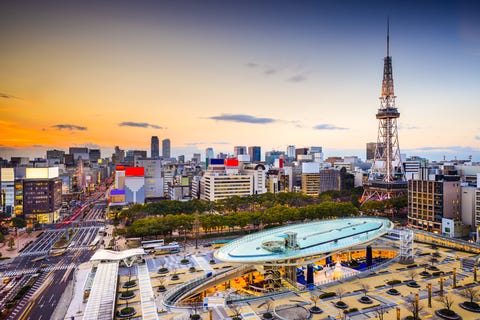 nagoya, japan city skyline