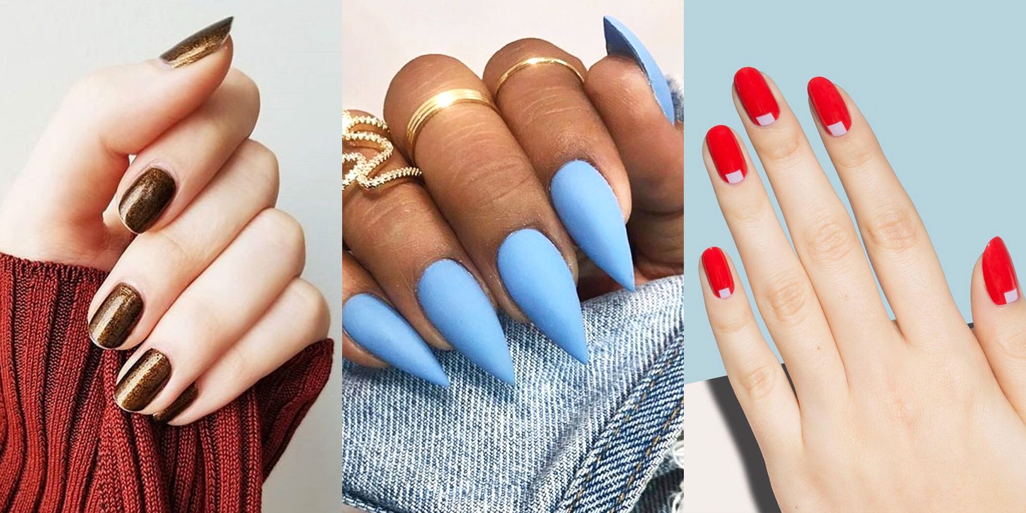 10 Best Nail Shapes Of 2021 What Nail Shape Is Best For Your Hands Press on nail, fake nails with design short size round head full cover acrylic nail tips press on,acrylic nail, glue on nail, nails. 10 best nail shapes of 2021 what nail