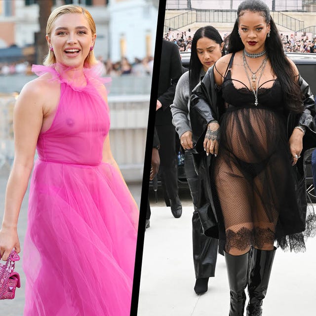 Naked dresses - celebrities wearing see-through and sheer fashion