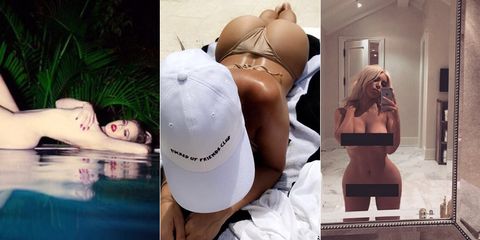 Kardashians' nude - The sisters most naked Instagram moments