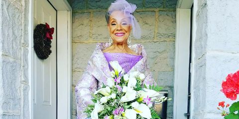 Stunning 86-year-old bride
