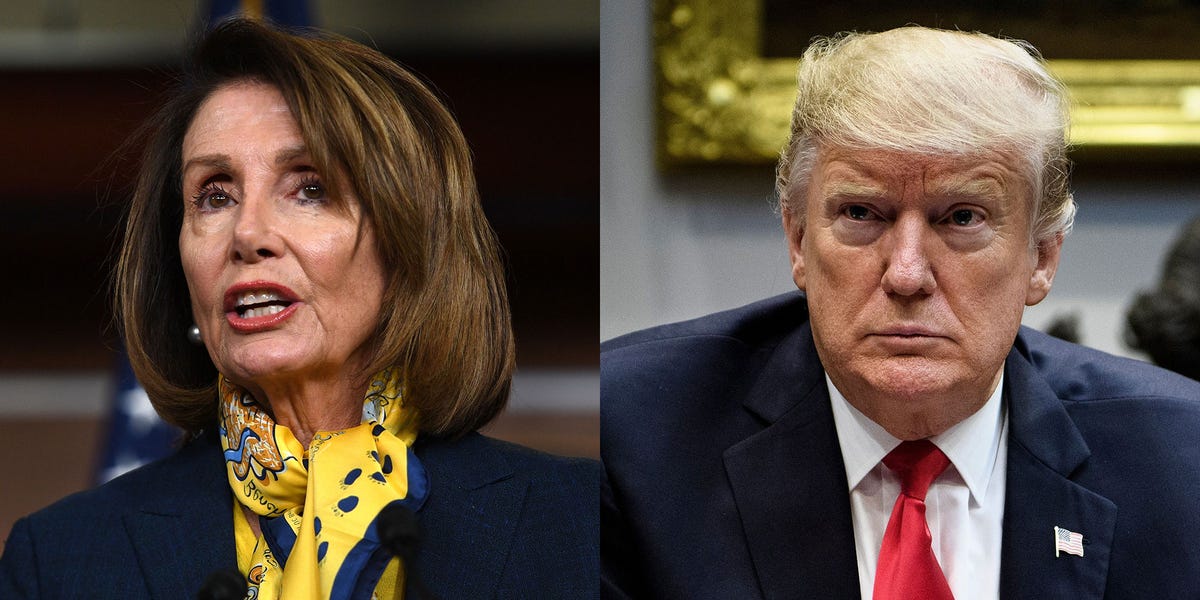 Nancy Pelosi and Donald Trump Feud History - Speaker of 