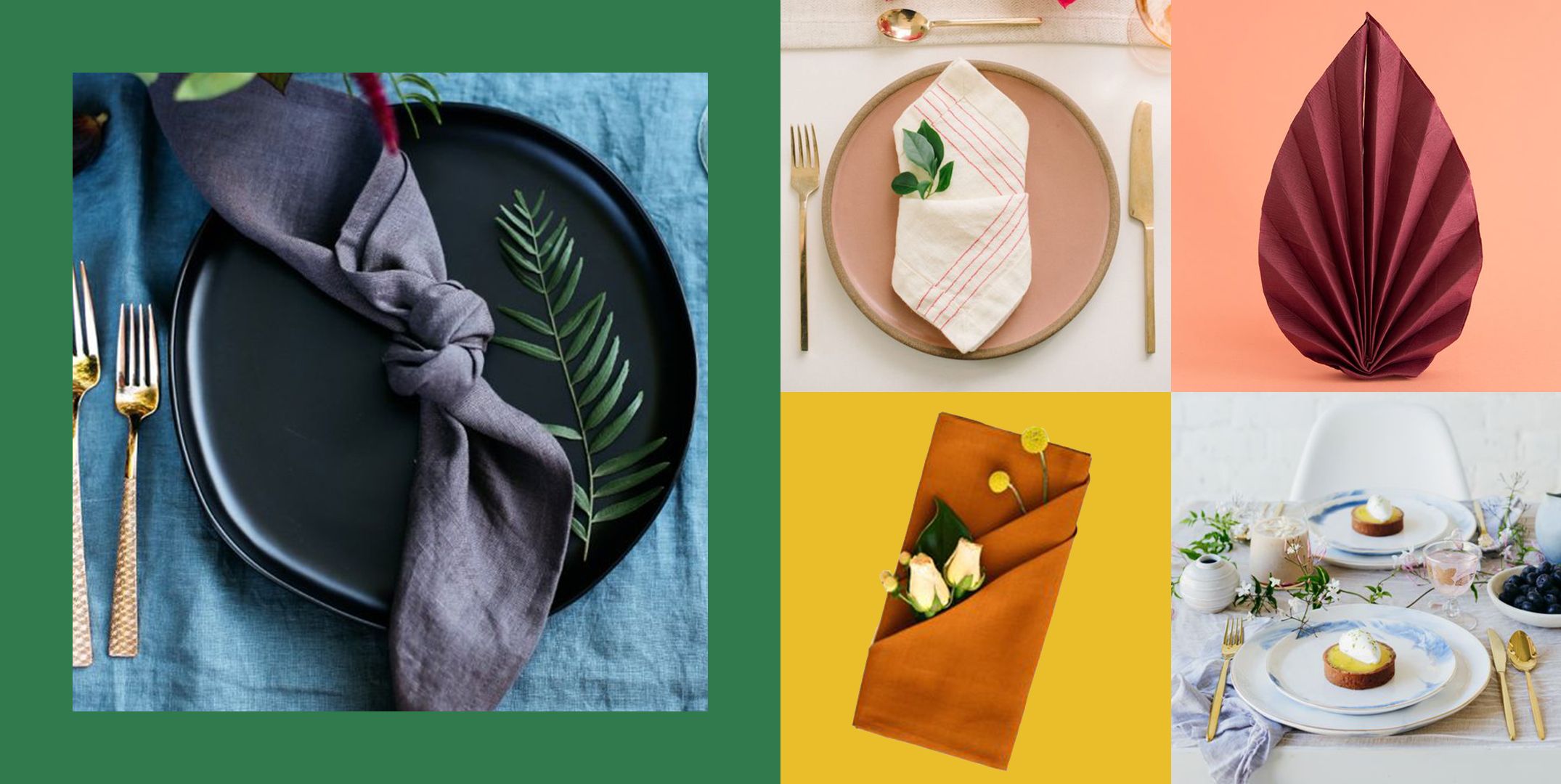 The Best Napkin Folding Ideas to Up Your Holiday Hosting Game