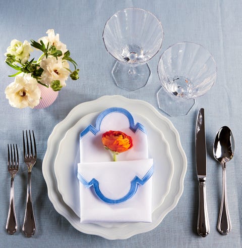 napkin folding pointed veranda