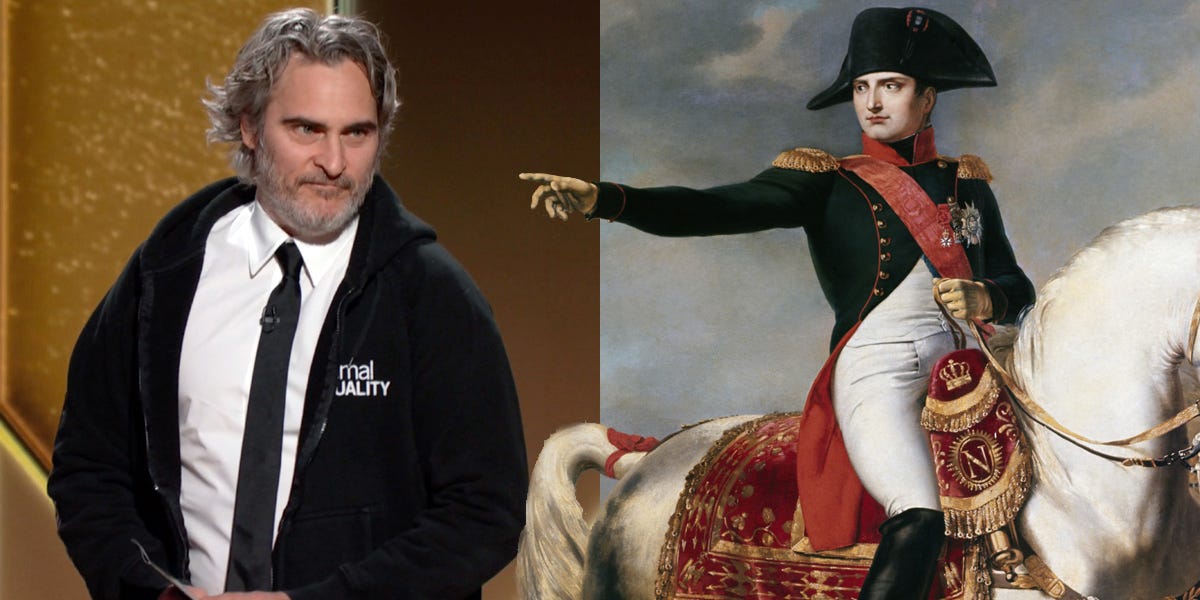 Napoleon-film door Ridley Scott in de maak met Joaquin Phoenix