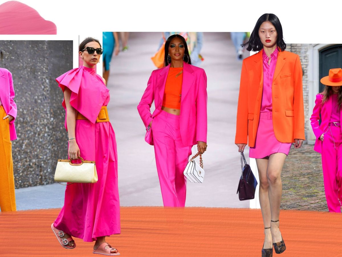 Fucsia y naranja: la combinación de colores de verano 2022