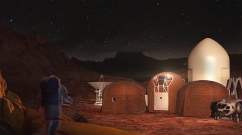 La NASA anuncia cómo serán las casas de impresión 3D para vivir en Marte