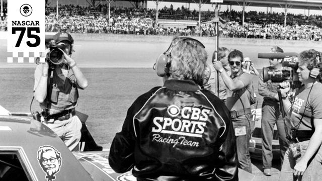 CBS broadcasts the Daytona 500 NASCAR race cbs broadcast daytona 500 nascar race