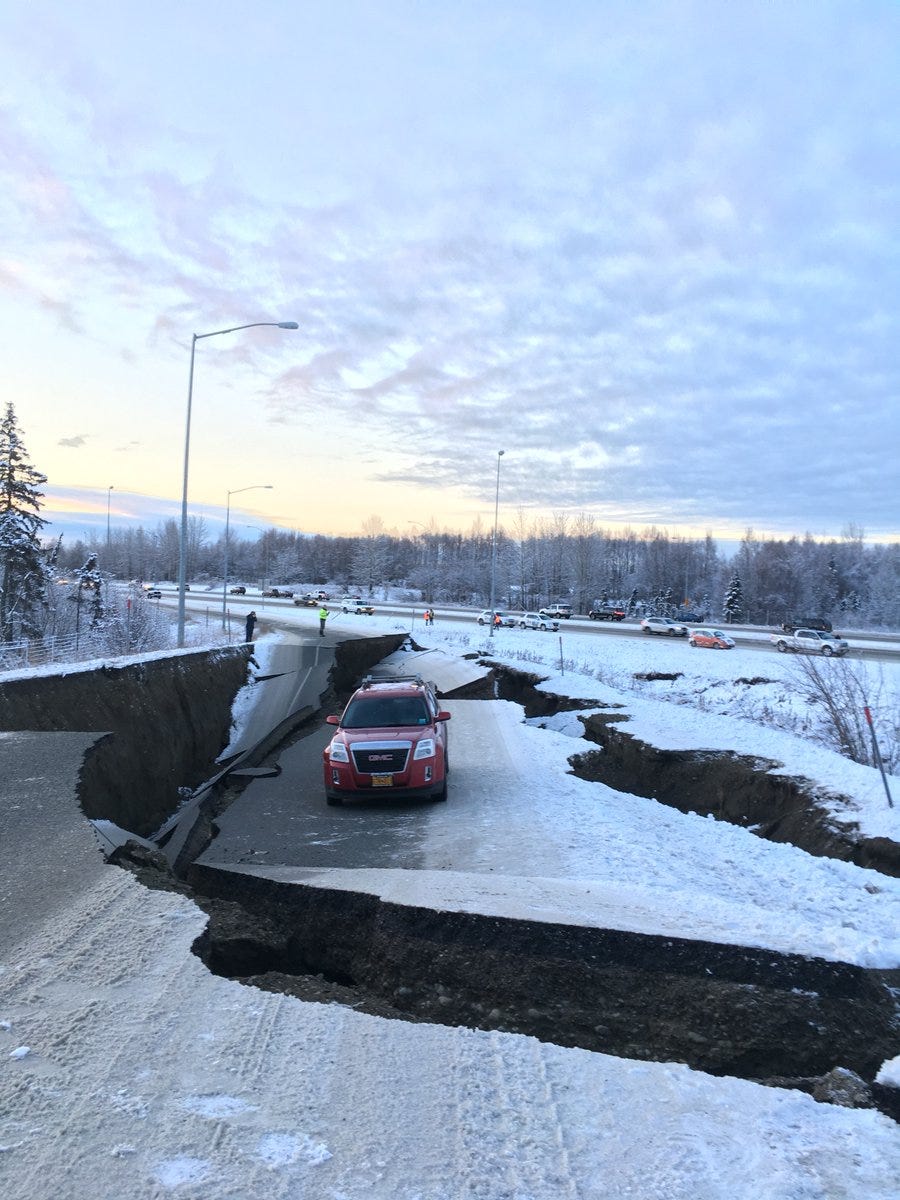 Monster Earthquake Rocks Anchorage, Alaska