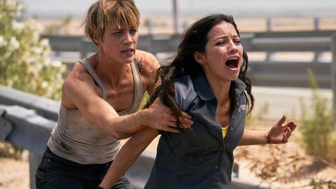 mackenzie davis, natalia reyes, terminator dark fate