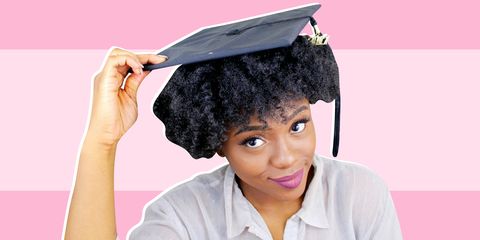 How To Wear A Graduation Cap With Natural Hair Graduation