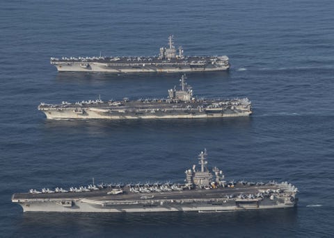 U.S. Navy Gathers Fearsome Carrier Group Off North Korean ... - 480 x 342 jpeg 28kB