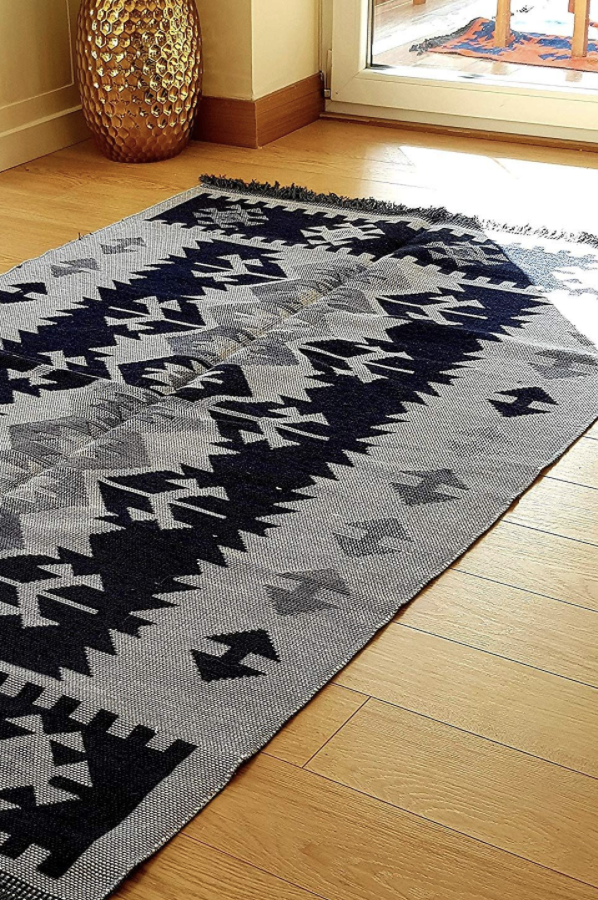 Modern Grey Living Room Rug Abstract Design Rugs Carpets Kitchen Floor Soft Mats 