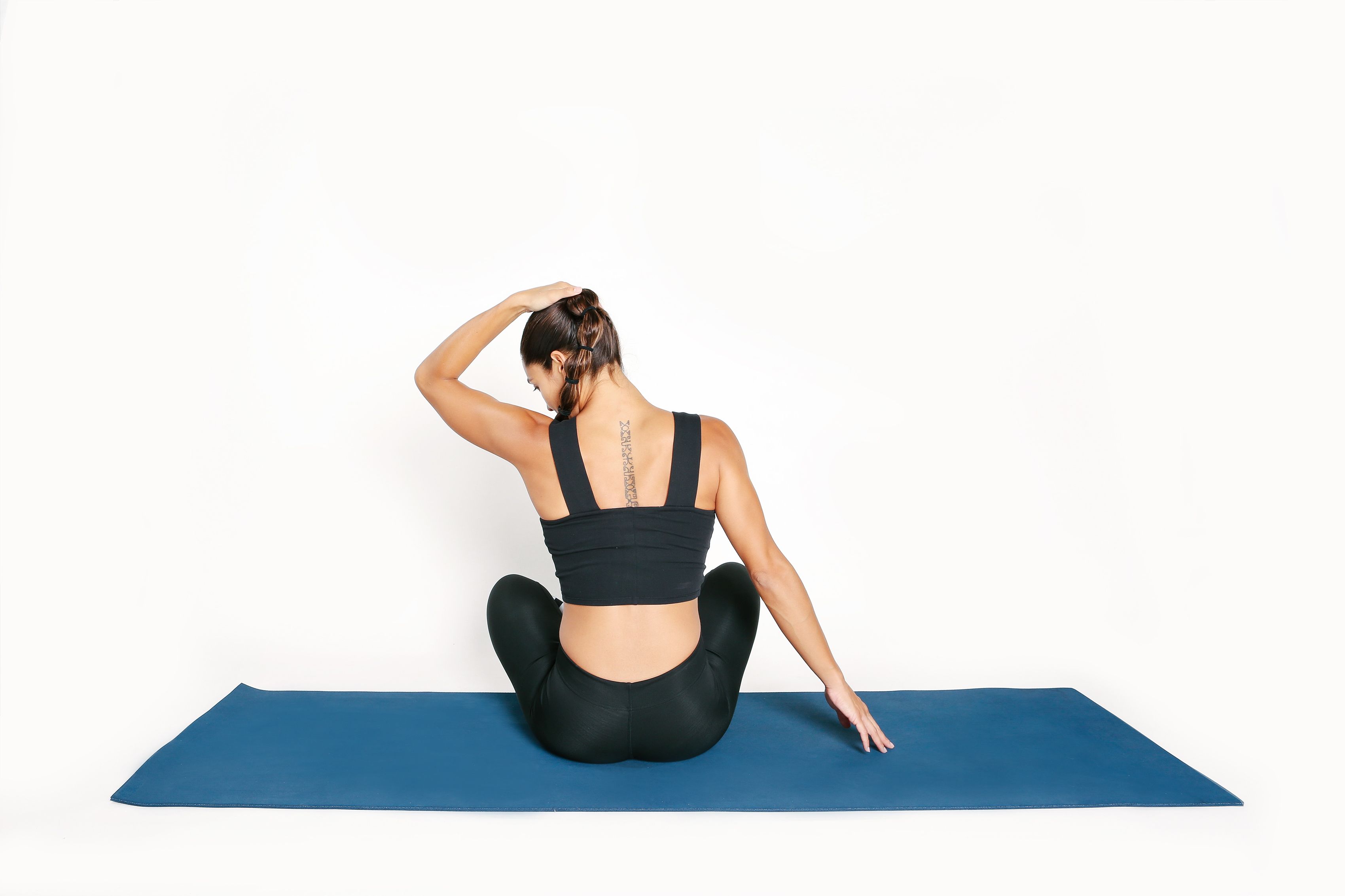 seated neck stretches yoga