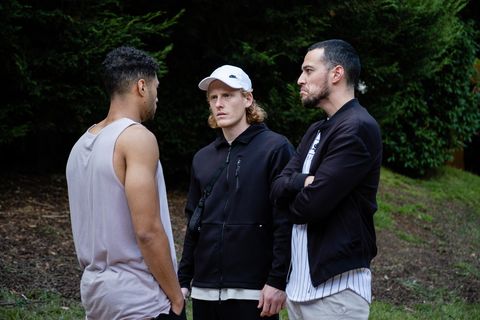 levi canning is confronted by mitch and nelson in neighbours