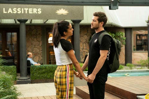 Ned Willis and Yashvi Rebecchi in Neighbours Ned Willis and Yashvi Rebecchi in Neighbours