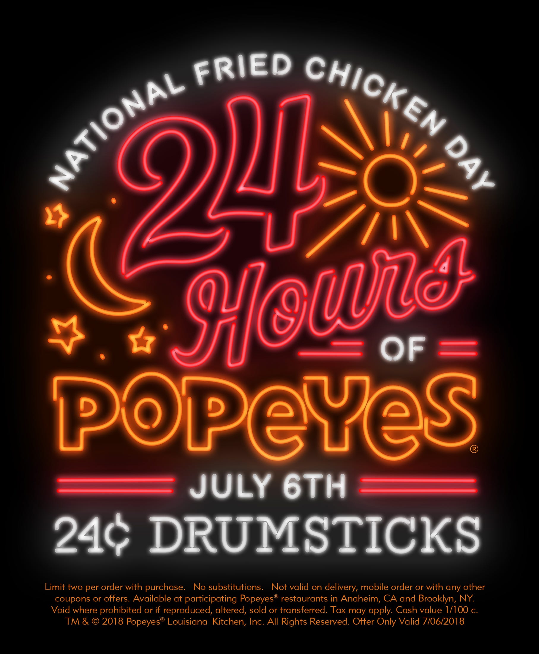 National fried chicken day popeyes