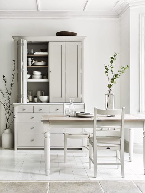 The Big Declutter Challenge How To Create A Clutter Free Clean And Neptune Suffolk Bi Fold Larder Painted In Driftwood Tbc Rectangular Table